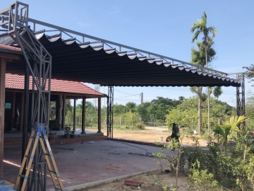  Mái Bạt Xếp Cho Quán Cà Phê, Quán Nhậu Tại Hà Tĩnh – Đại Lợi Uy Tín, Giá Tốt